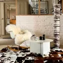 Peau de vache Patchwork Noir et Blanc sur-mesure