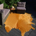 Peau de Vache Teintée Jaune orangée