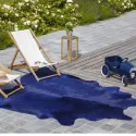 Peau de vache bleue