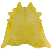 Peau de Vache Teintée Jaune citron