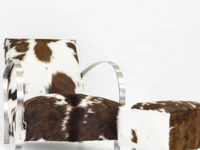 Galette de chaise en peau de vache : un raffinement authentique pour l’intérieur